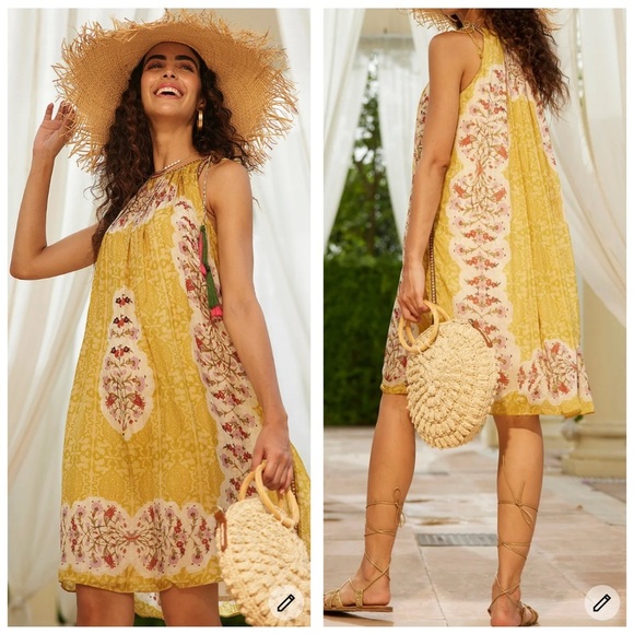Anthropologie Dresses & Skirts - Anthropologie Bhanuni by Jyoti Soleil Swing Dress Size XS Petite